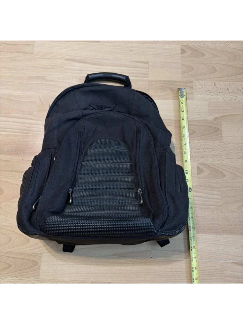 No Fear Commuter Motorcycle Black Backpack  Shield
